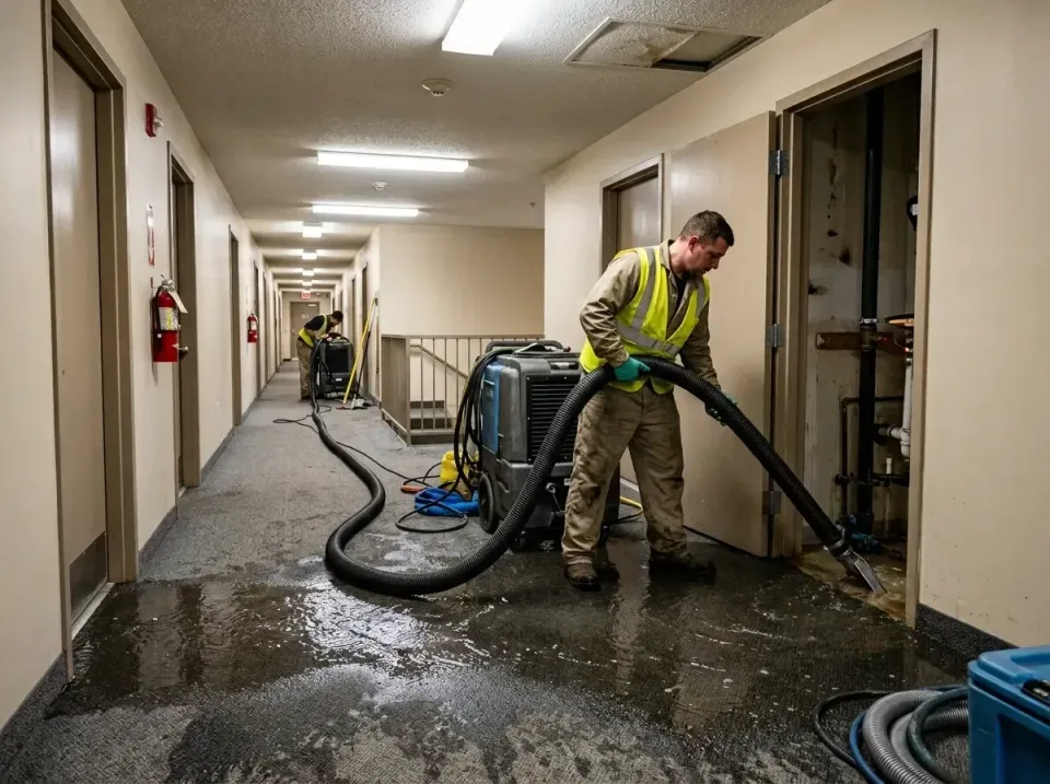 multi-unit-apartment-hallway-f-005 — frequently asked questions, Emergency Burst Pipe Water Extraction & Removal in Utica, MI